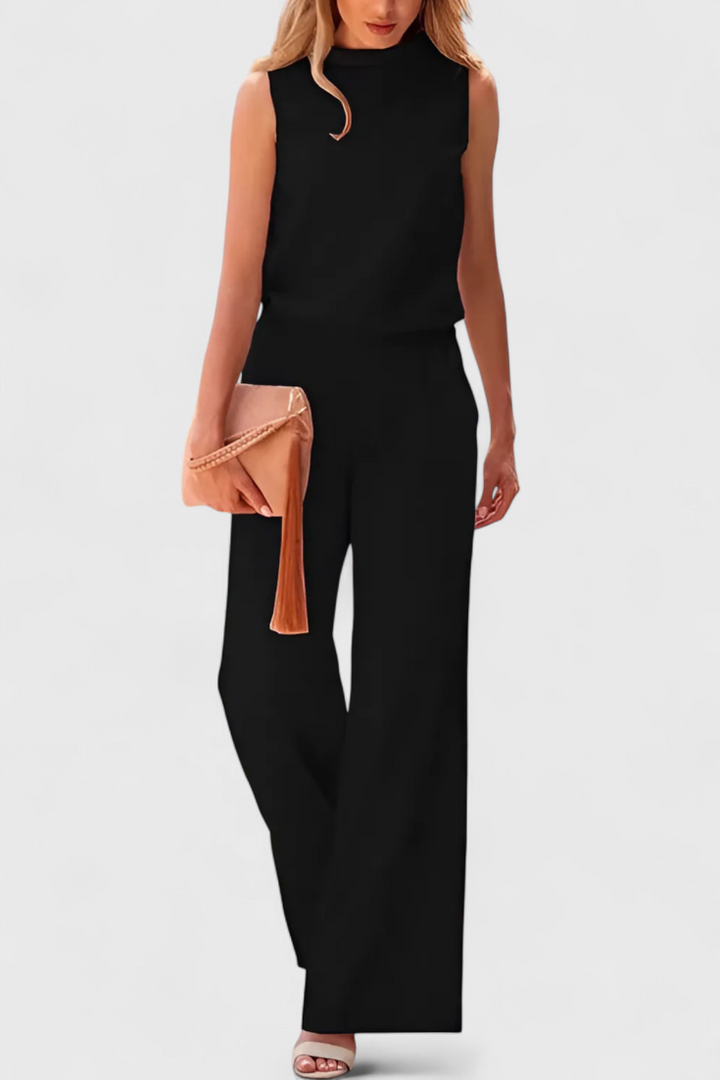 Cilla - Minimalist Wide-Leg Jumpsuit