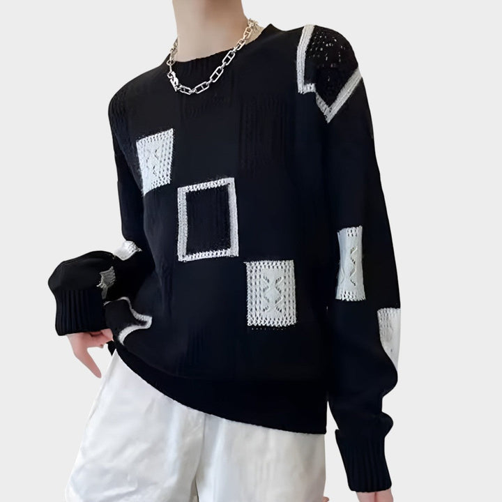 Alice - Geometric Knit Sweater