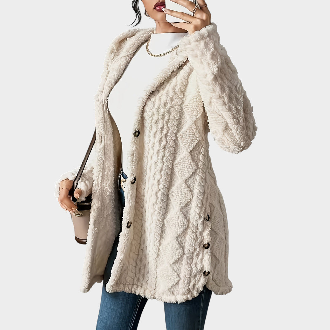 Ayla - Quilted Hooded Cardigan