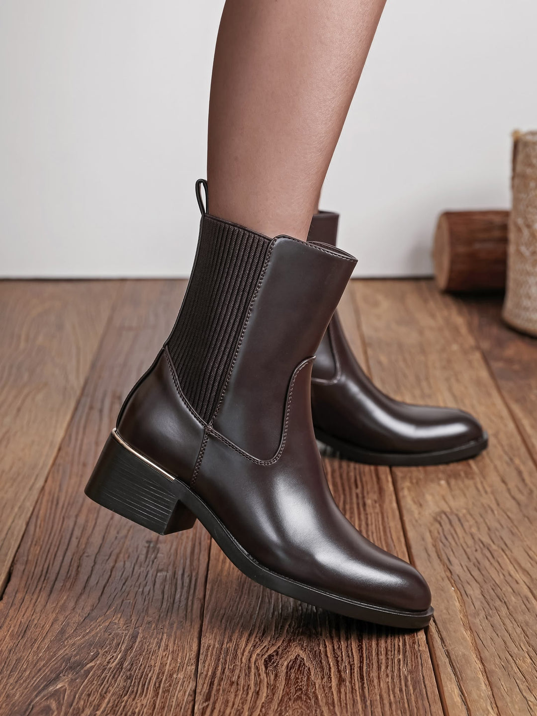 Ainsley - Shimmer Chelsea Ankle Boots