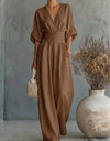 Harriette - Flowing V-Neck Maxi Dress