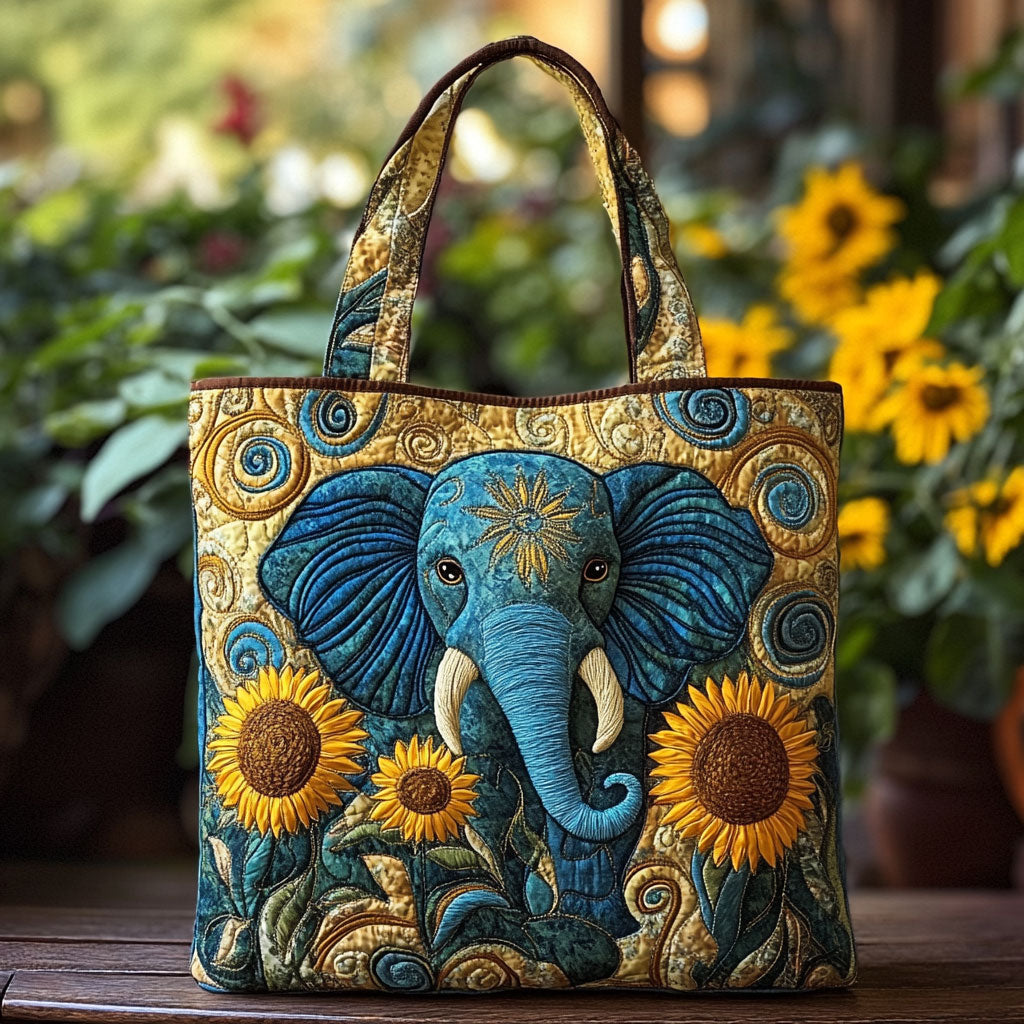 Bolso Tote Acolchado Elefante Soleado