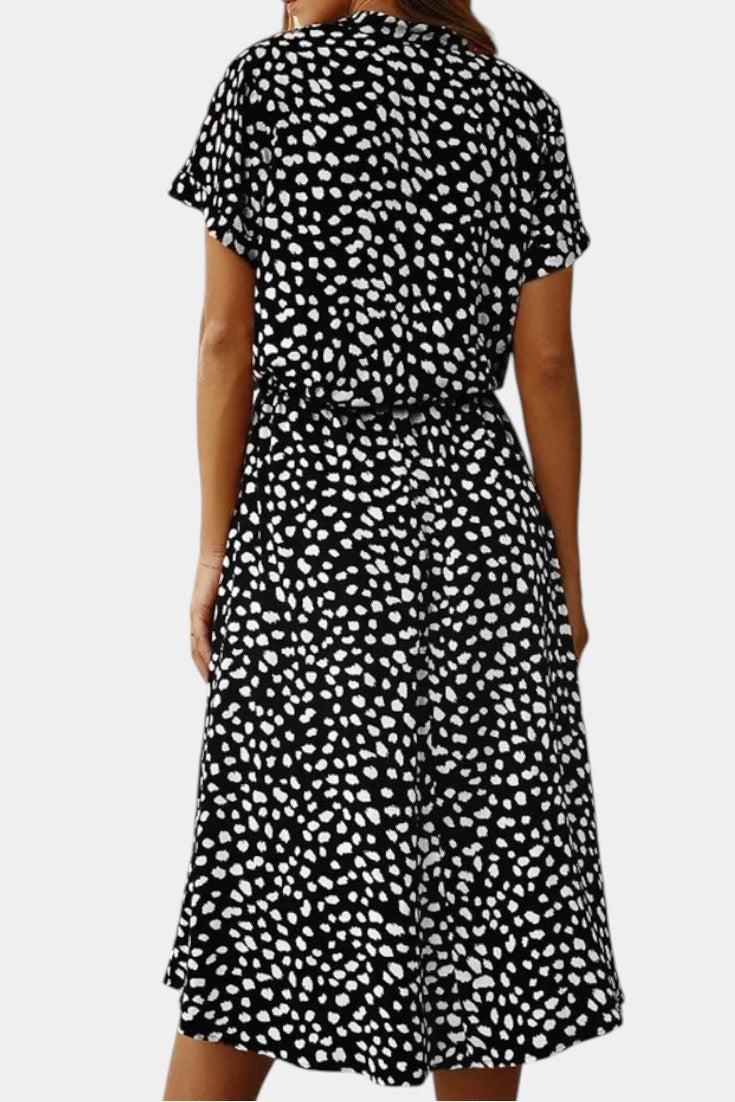 Armina - Polka Dot Midi Dress