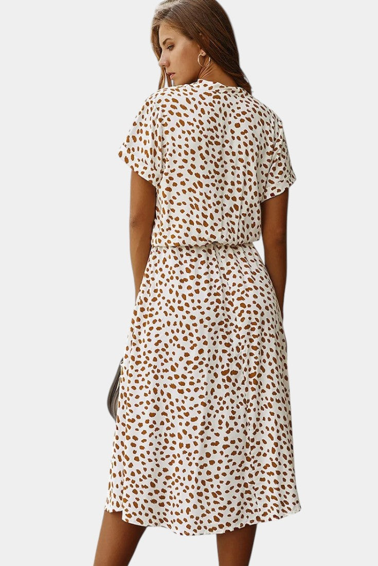 Armina - Polka Dot Midi Dress