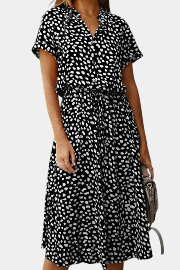Armina - Polka Dot Midi Dress