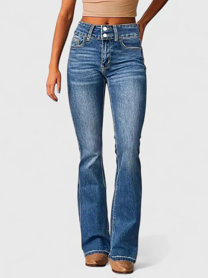 Allison - Stretch Flared Jeans