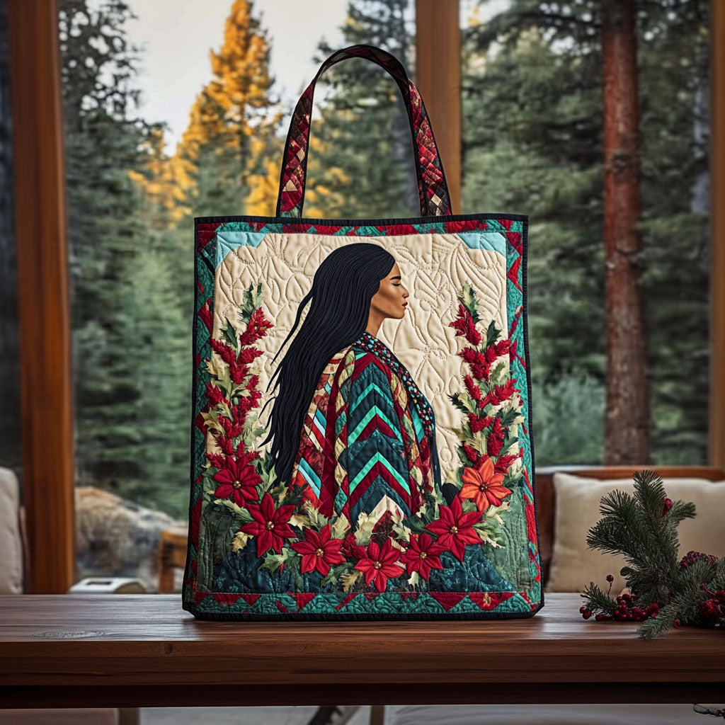 Bolsa Tote Acolchada para Mujer Nativa Bloom