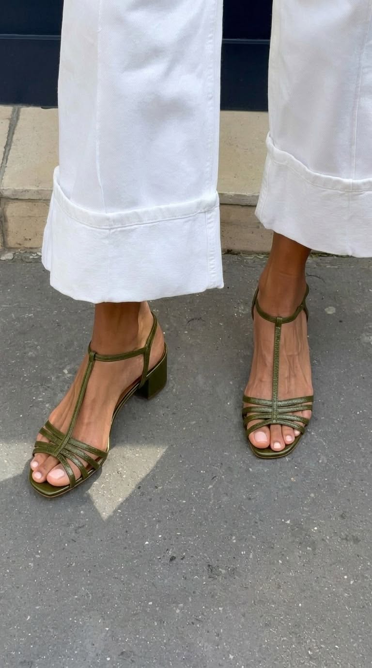 Pansy - Low Heel Sandals