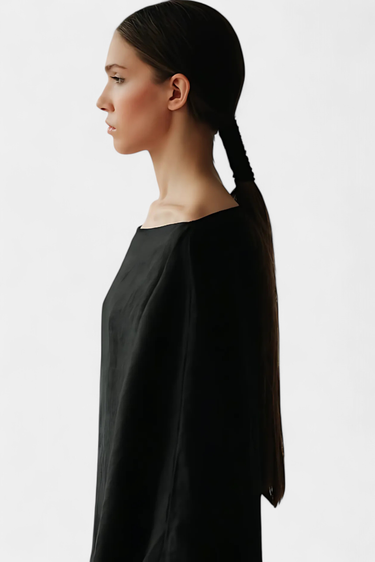 Marta - Linen Cotton Kimono Dress