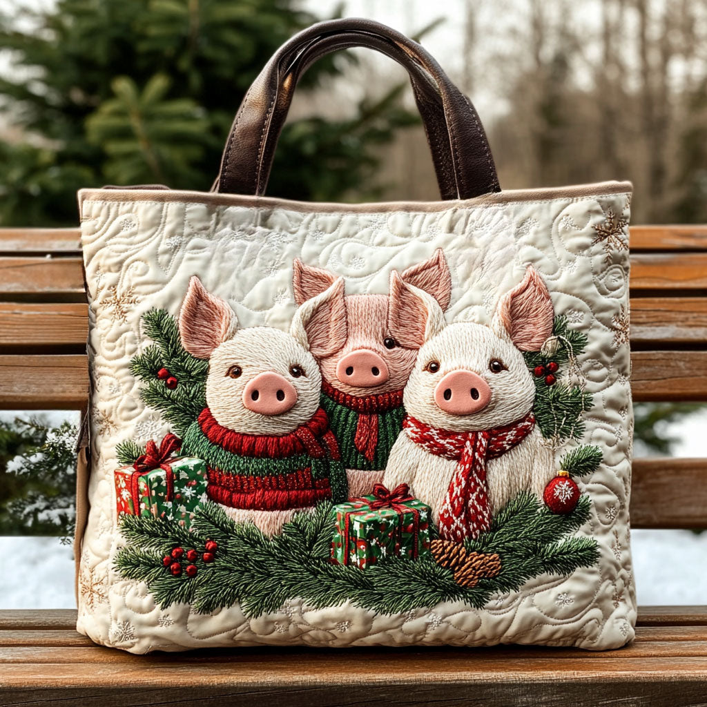 Bolsa Tote Acolchada Regalo de Cerdo Frost