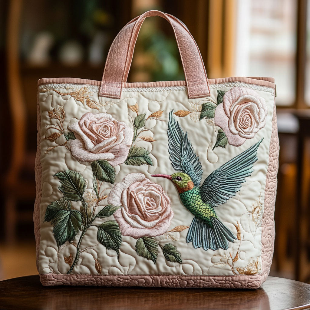 Bolso Tote Acolchado Rose Flight