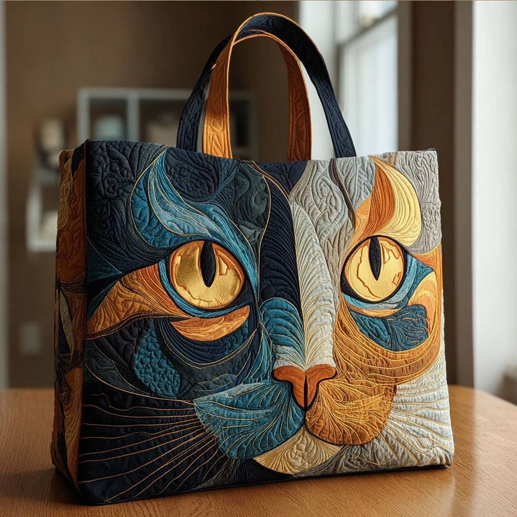Quilted Canvas Tote Bag