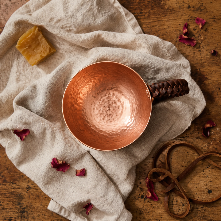 Handcrafted Hammered Copper Mug