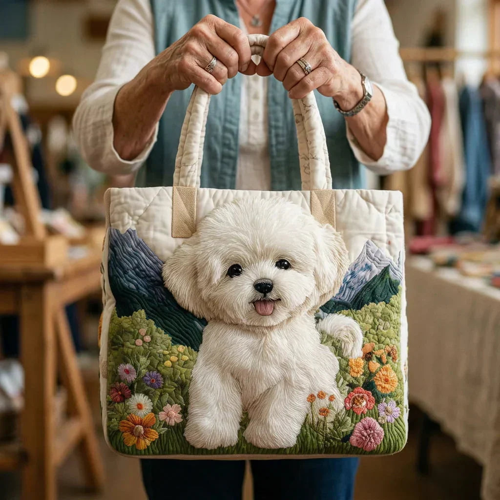 Bolsa Tote Acolchada - Perro Encantado