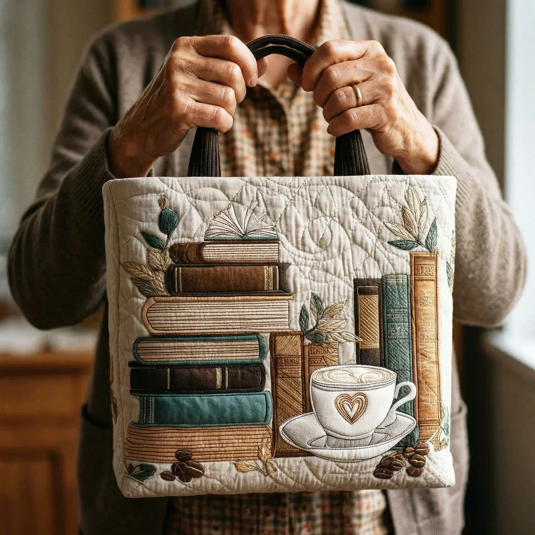 Bolsa Tote Acolchada - Capítulo Café