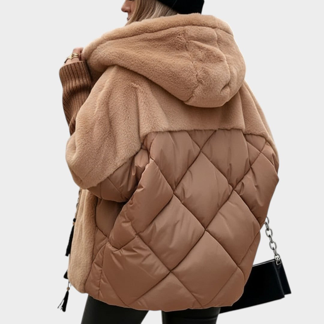Sharon - Patchwork Hooded Jacket