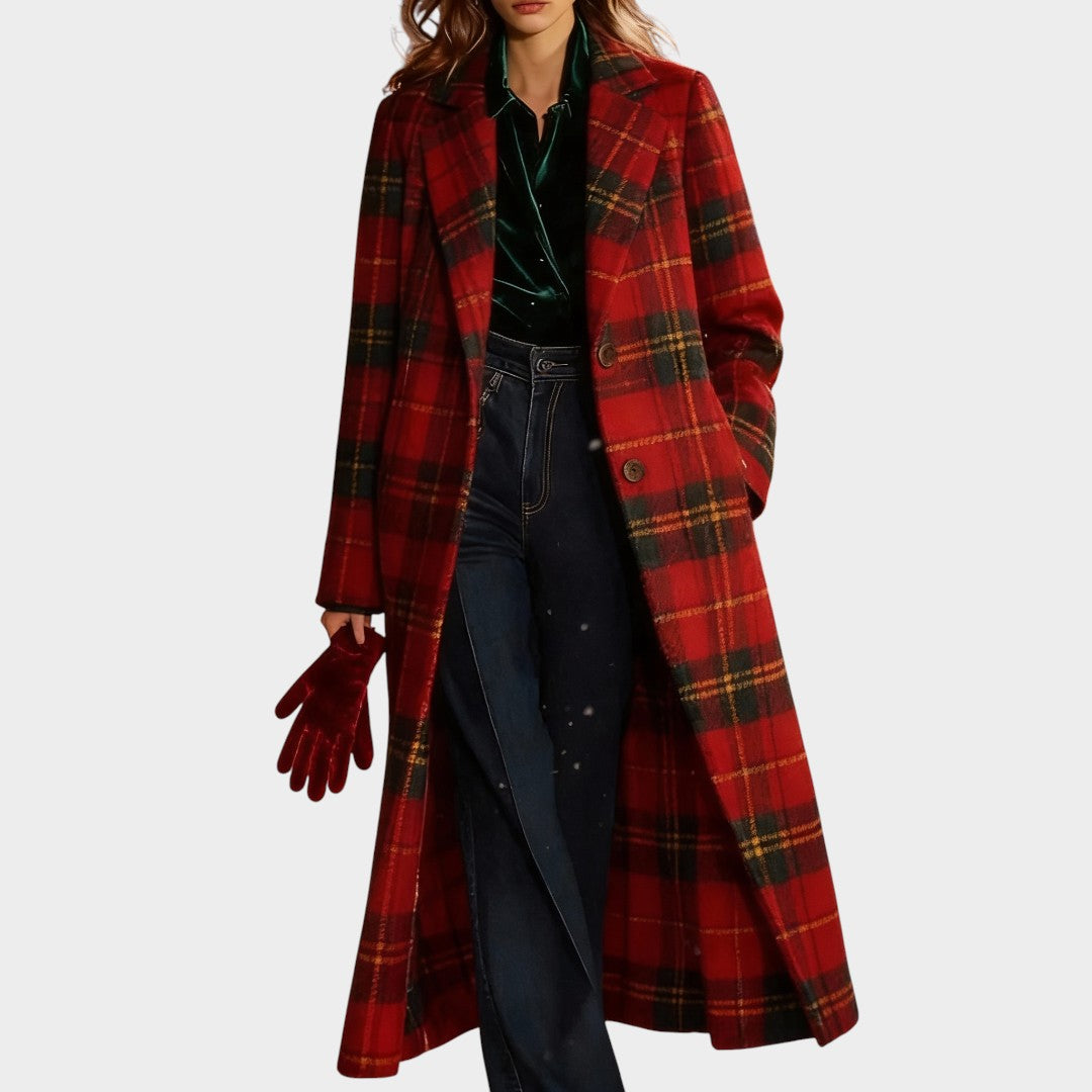 Collins - Classic Plaid Coat