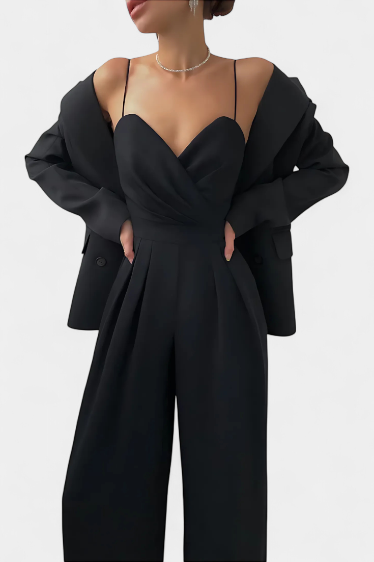Romy - Strappy Wide-Leg Jumpsuit