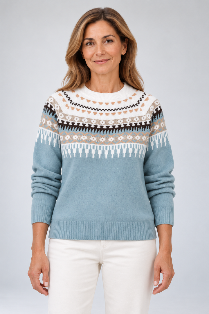Hildegard - Textured Crewneck Sweater