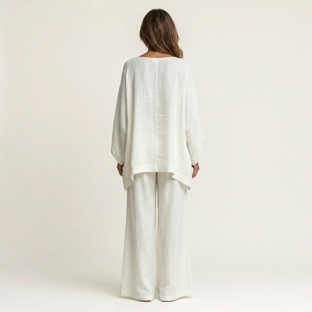 Anastasie - Boho Linen Two-Piece Set