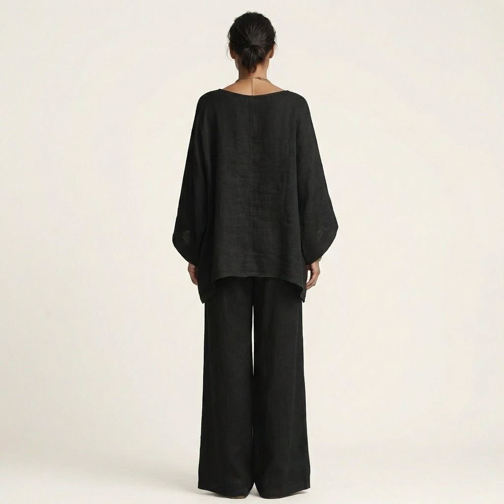 Anastasie - Boho Linen Two-Piece Set