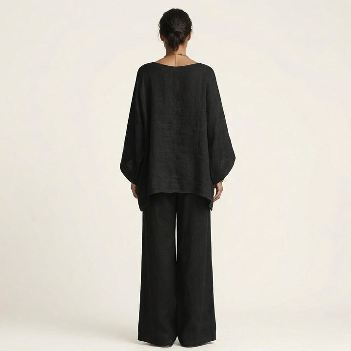 Anastasie - Boho Linen Two-Piece Set