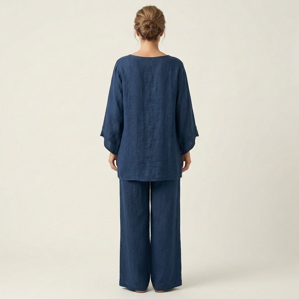 Anastasie - Boho Linen Two-Piece Set
