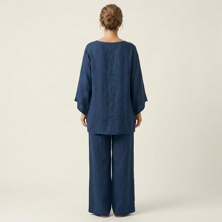 Anastasie - Boho Linen Two-Piece Set