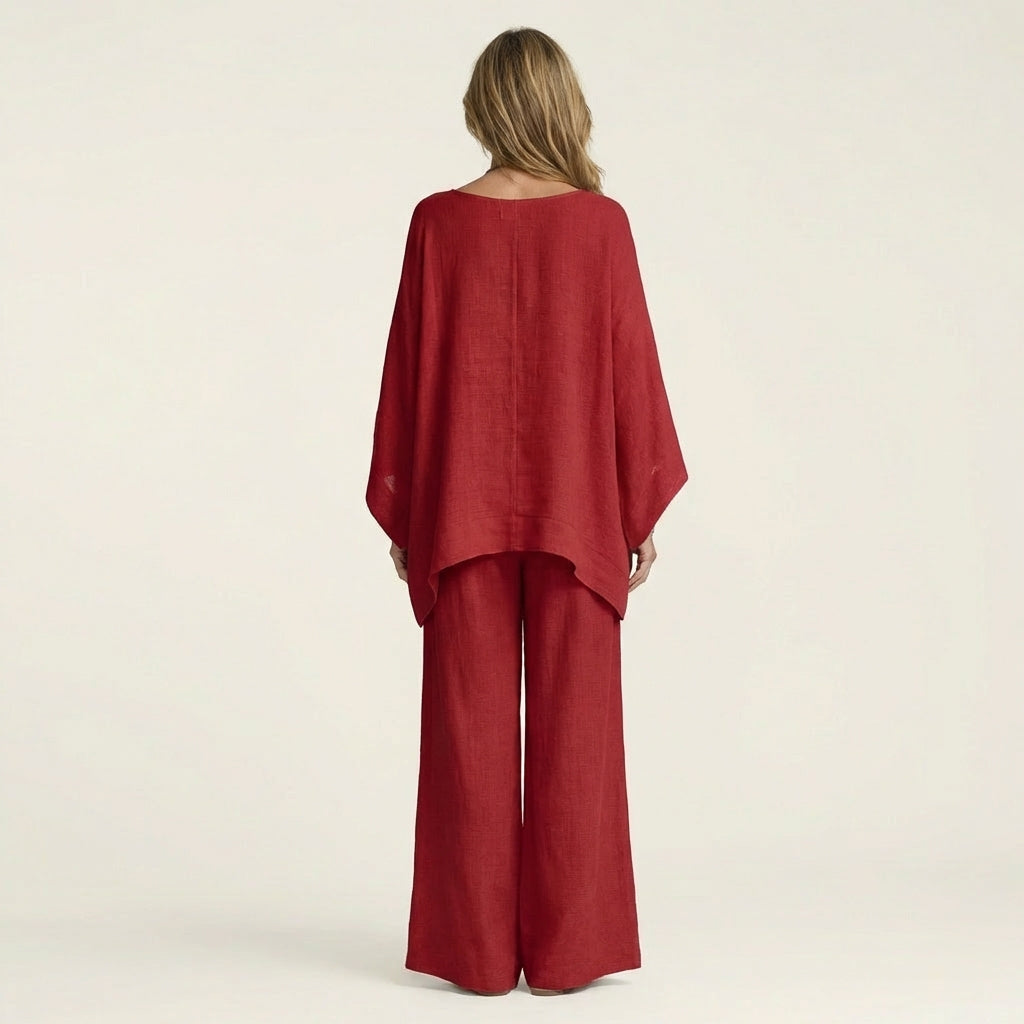 Anastasie - Boho Linen Two-Piece Set