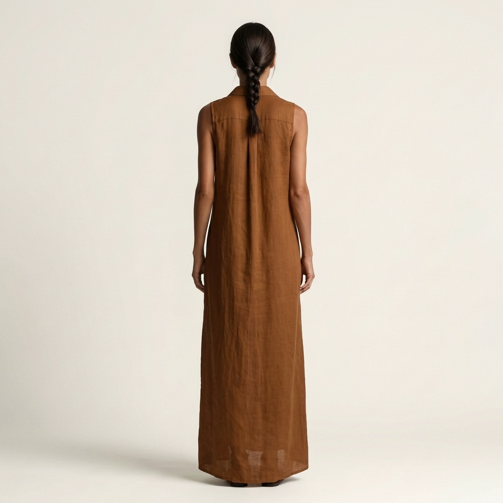 Emmerlyn - Long Hooded Button Dress