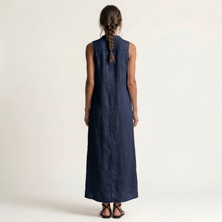 Emmerlyn - Long Hooded Button Dress
