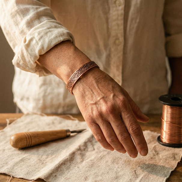 Sand (Musk) Copper Bracelet