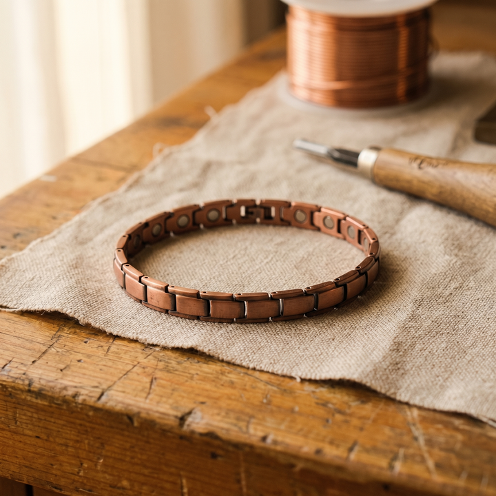 Cotton Copper Anklet