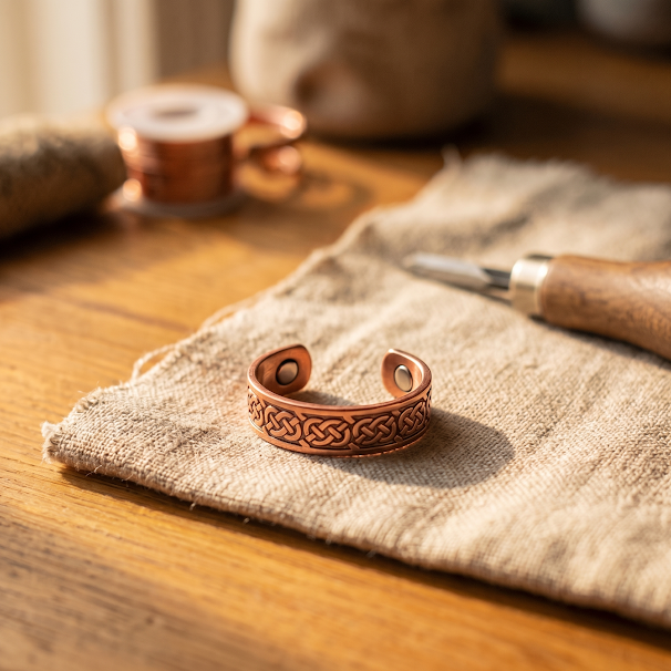 Heather Copper Ring
