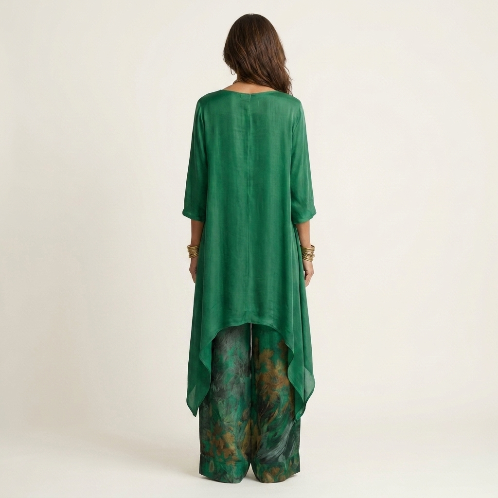 Dagny - Floral Top and Wide-Leg Pants Set