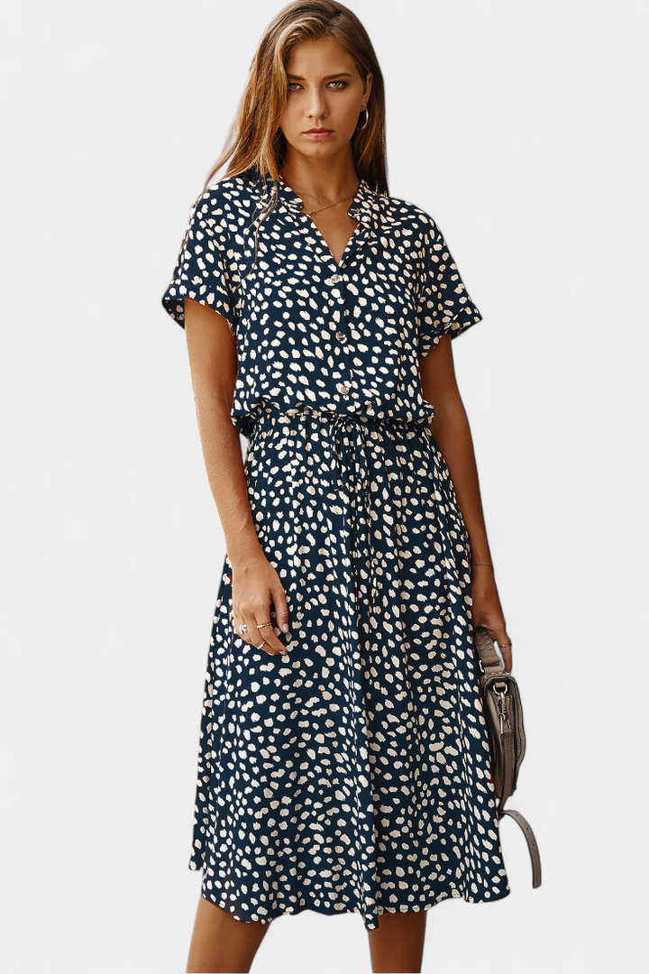 Armina - Polka Dot Midi Dress