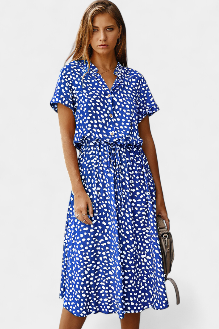 Armina - Polka Dot Midi Dress
