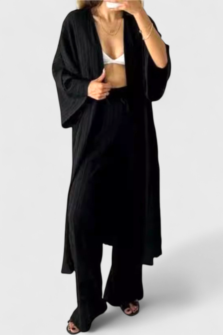 Elisabeth - Relaxed Two-Piece Kimono Set
