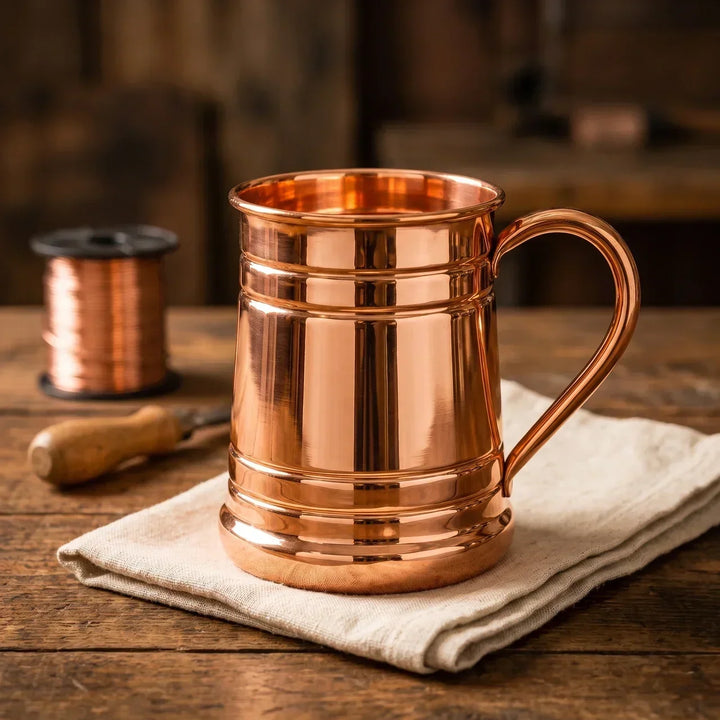 Vintage Copper Mug, 18 oz