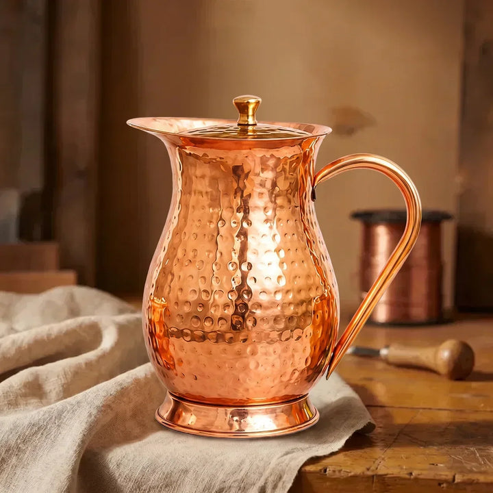 Hammered Copper Pitcher, 1.5 L
