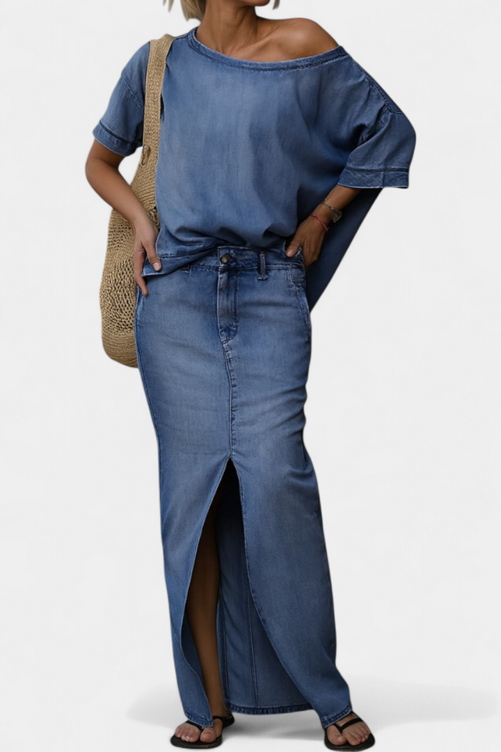 Richelle - Denim Matching Set