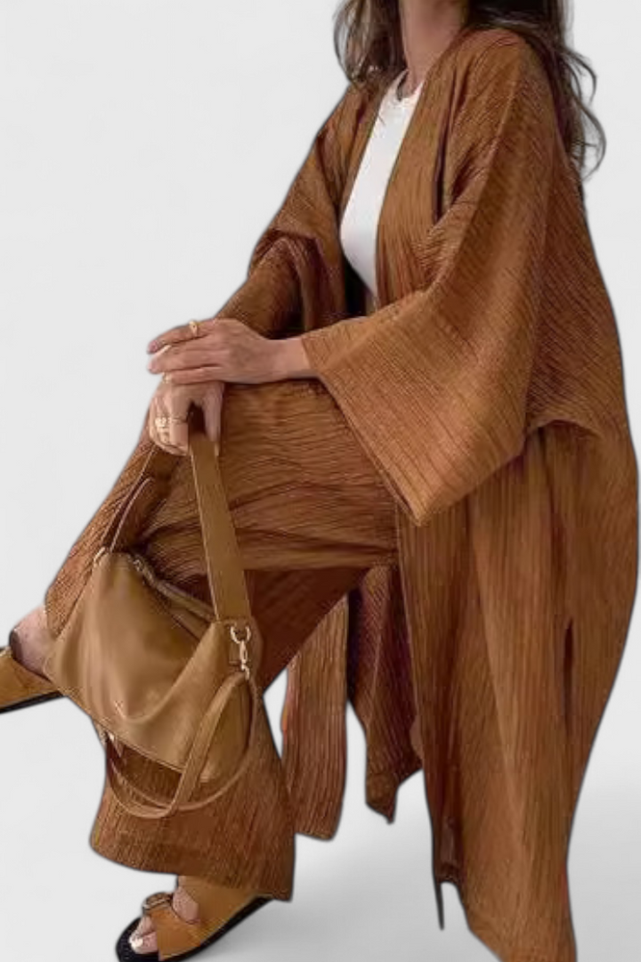 Emmy - Relaxed Two-Piece Kimono Set