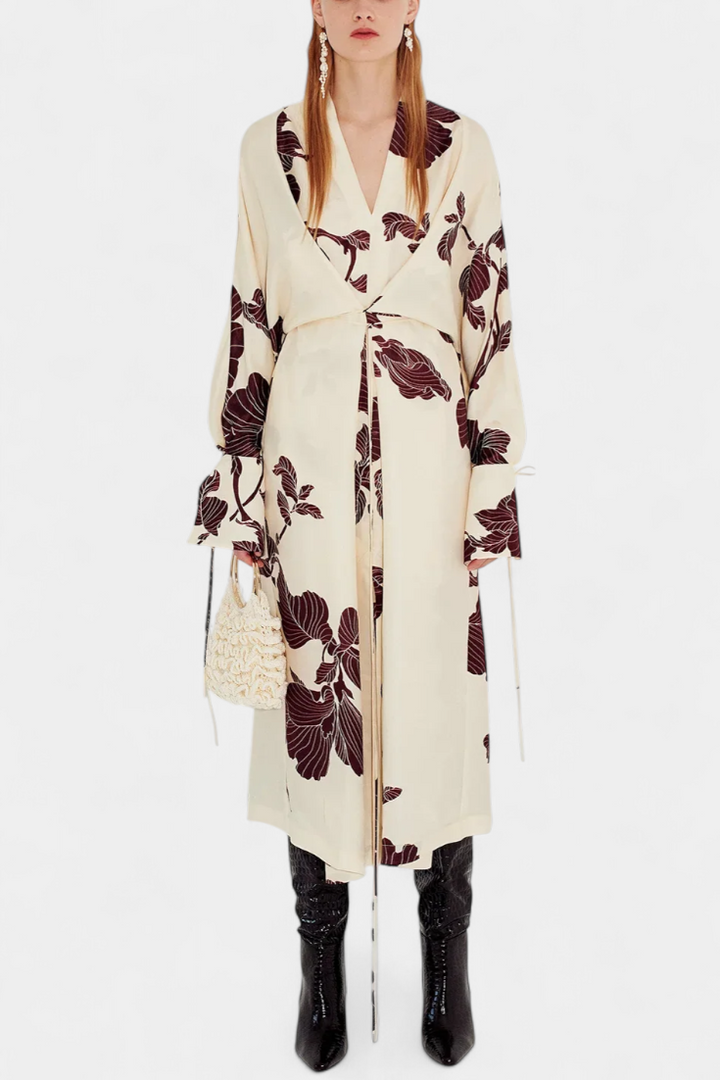 Amelita - Origami Print Kimono Dress