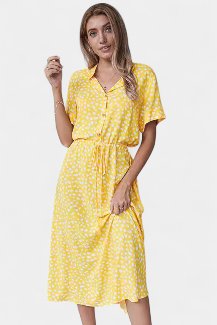 Armina - Polka Dot Midi Dress