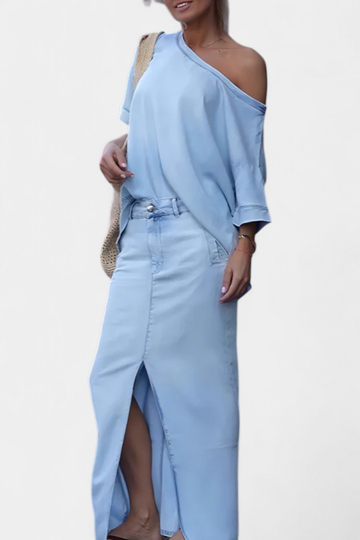 Richelle - Denim Matching Set