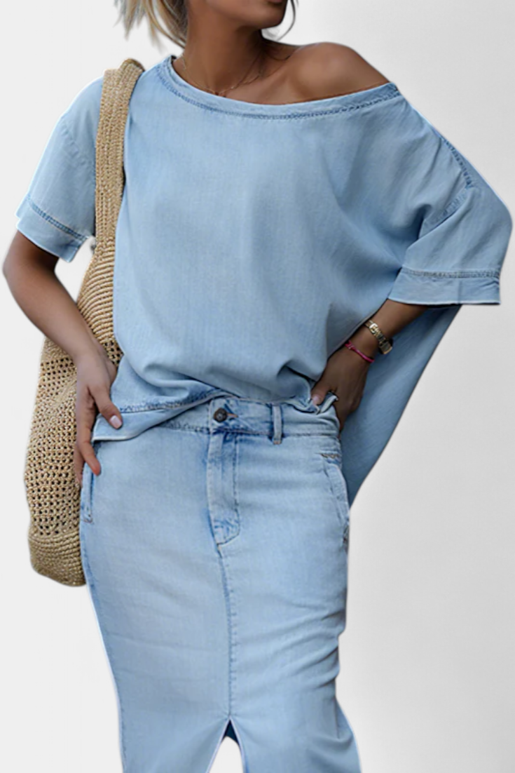 Richelle - Denim Matching Set