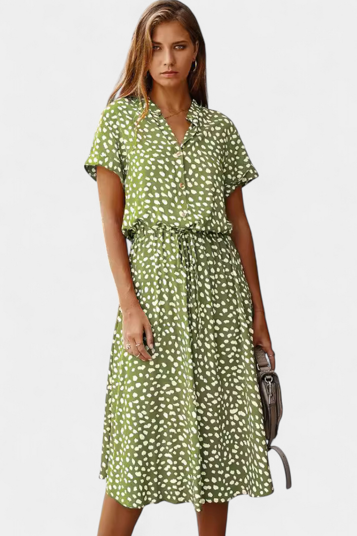 Armina - Polka Dot Midi Dress