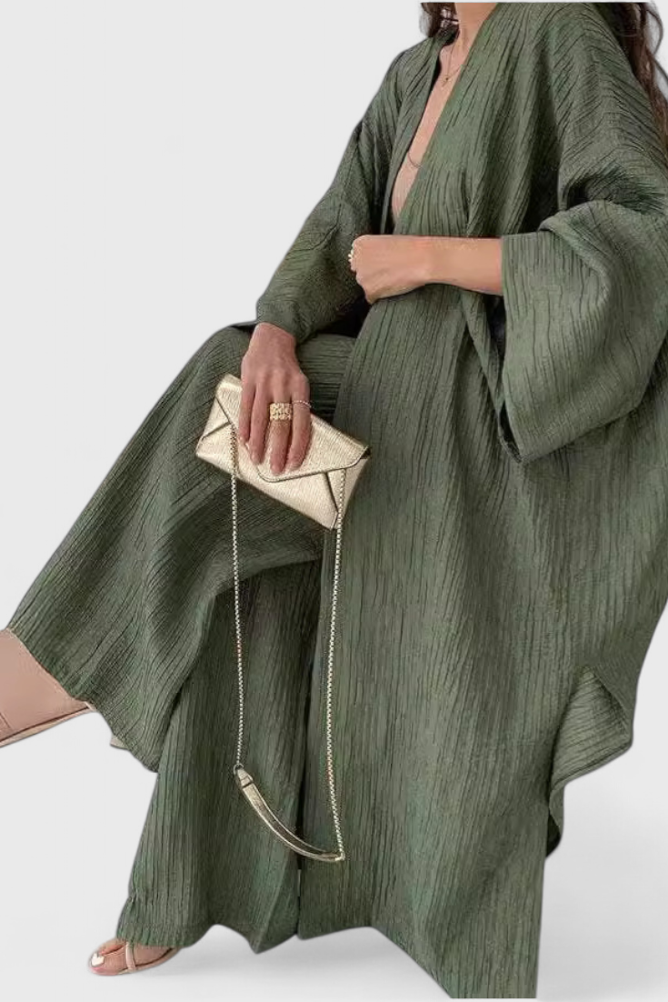 Emmy - Relaxed Two-Piece Kimono Set