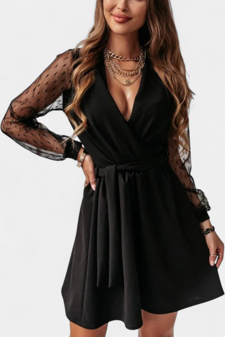 Tallulah - Elegant Long Sleeve Mini Dress