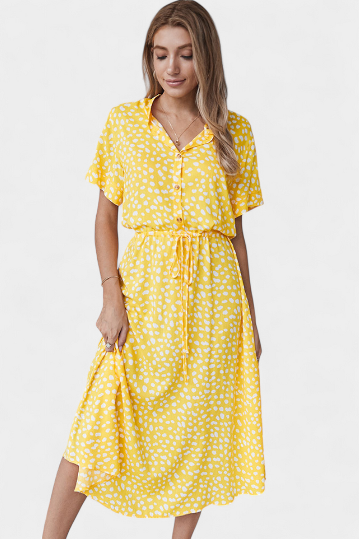 Armina - Polka Dot Midi Dress